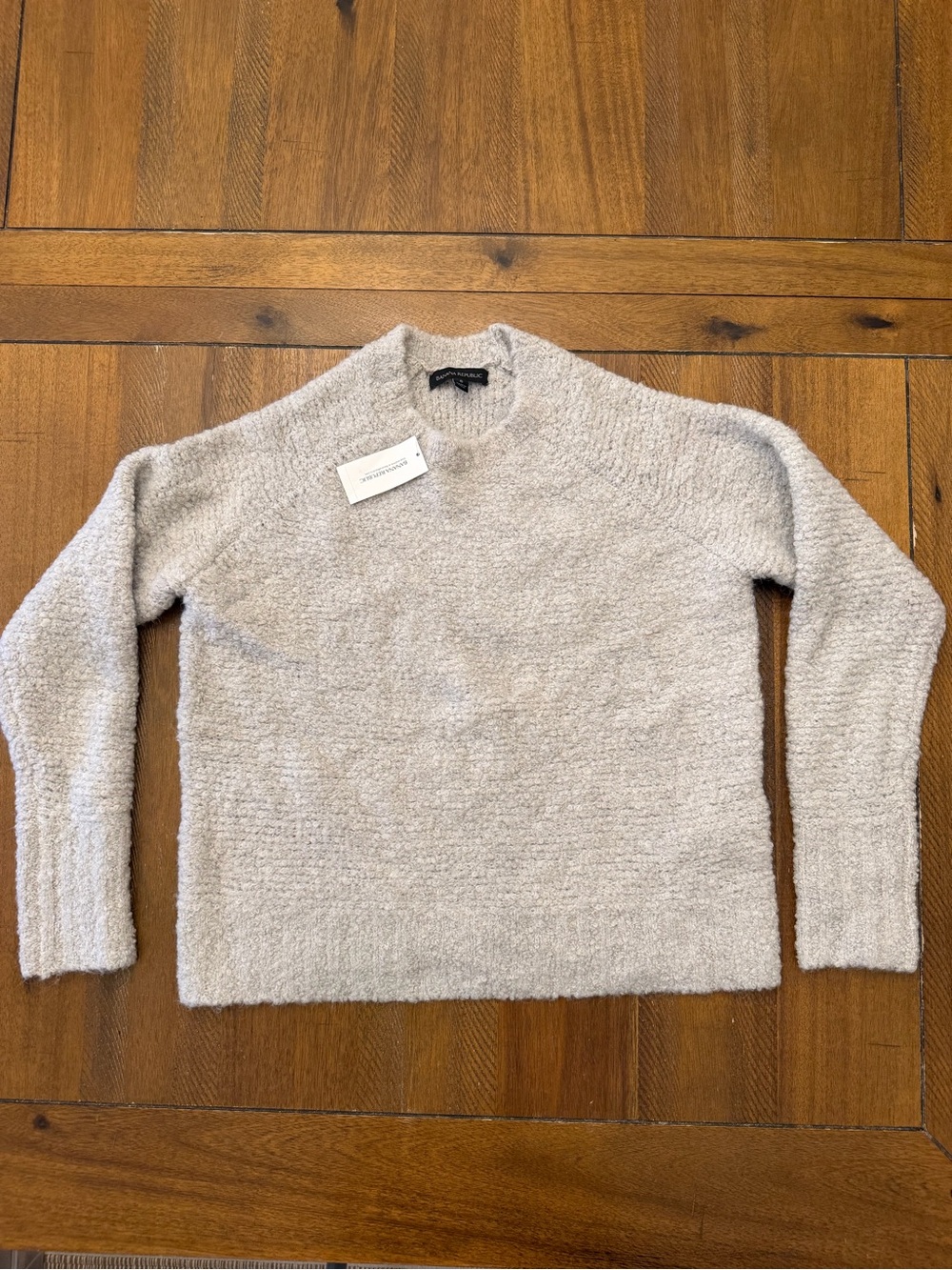 Women’s Small Banana Republic Sweater New Wool Alpaca blend Pullover Jumper Gray